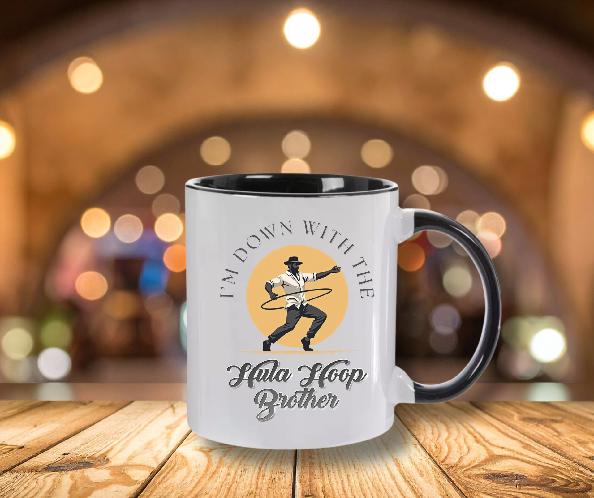 Hula Hoop Brother Classic Mug 16oz – The Hula Hoop Brother