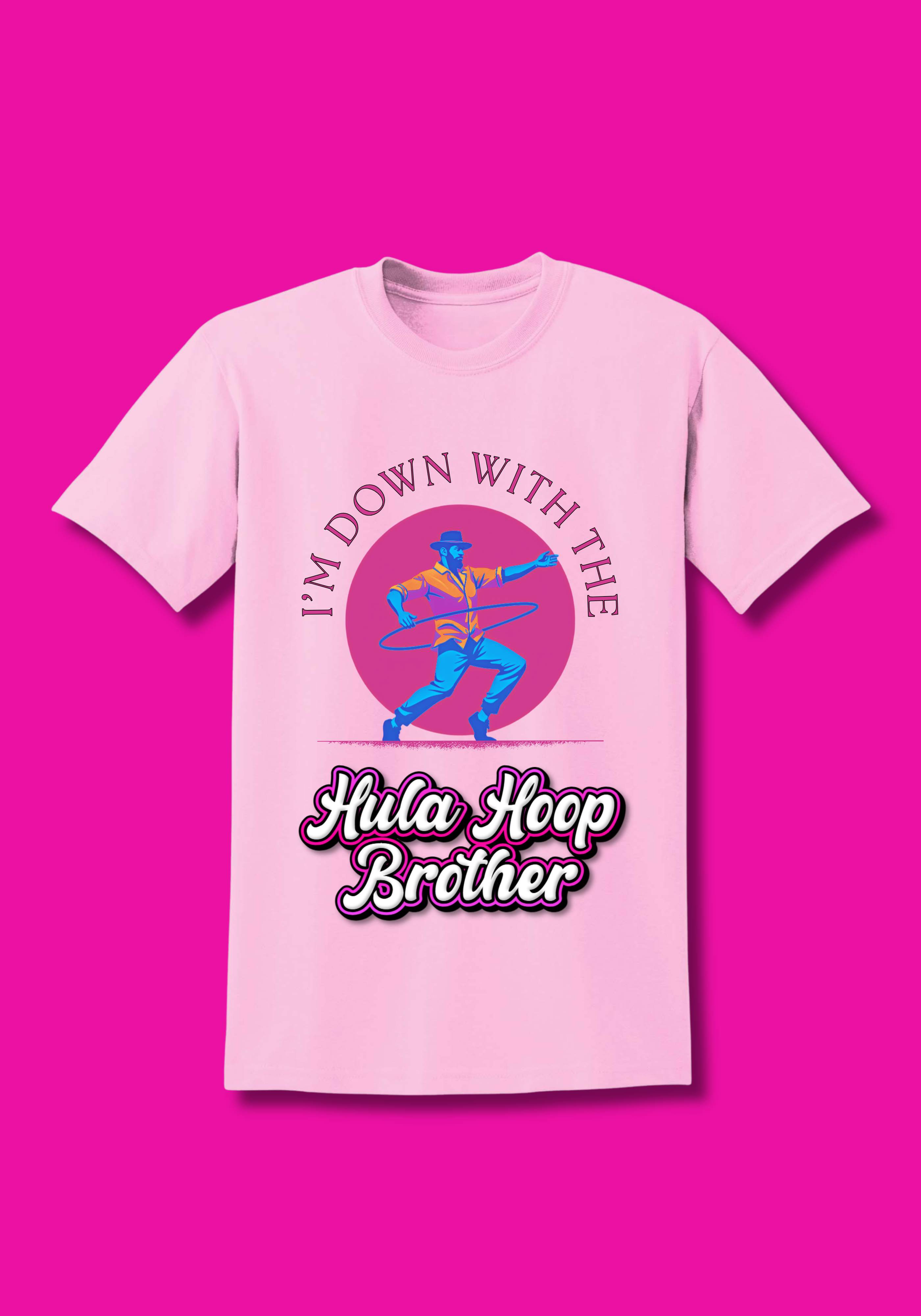 Women's Hula Hoop Brother Graphic TEE